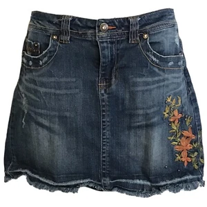 Candie's ROCK Jeans Mini Shabby Chic Blumenmuster ~ Junior 11 - Bild 1 von 7
