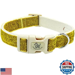 Elegantes Hundehalsband mit kleinem Schwanz Glitzer, Weihnachten süß Mädchen Junge Haustierhalsband - Bild 1 von 5