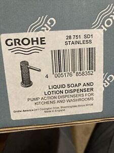 Grohe 28751SD1 Soap Dispenser Real steel