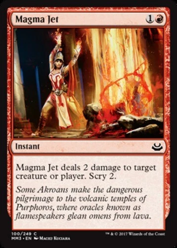 Magma Jet ~ Near Mint Modern Masters 2017 MTG Magic UltimateMTG Red Card - Image 1 of 1