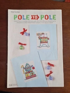 Pole To Pole Christmas Cards Cross Stitch Pattern, Pattern Only - Picture 1 of 7