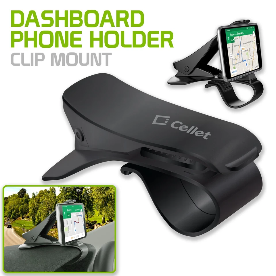Cellet Dashboard Phone Holder – Secure Clip Mount for Safe & Hands-Free Driving - Image 1 of 4