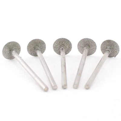10Pcs 10-14mm Ultra-Thin Diamond Grinding Bits T Head Carving Burrs Stone Tools - Image 1 of 4
