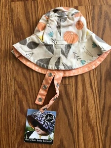 Ub2 The Urban Baby Sun Hat Organic Wild Flower reversible XX small (up to 3 mo. - Picture 1 of 4