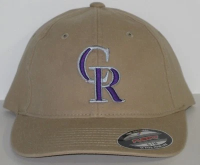 Colorado Rockies "FLEX FIT" Cap ⚾️Hat ⚾️CLASSIC MLB PATCH/LOGO ⚾️3 Sizes ⚾️NEW - Image 1 of 3