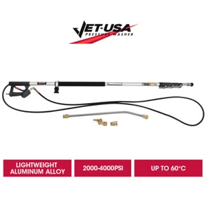 Jet-USA 5.5M Telescopic Extension Lance Universal Pressure Washer Cleaner Wand - Picture 1 of 11