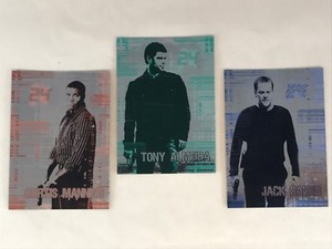 TWENTY FOUR 24 SEASON 4 EXPANSION Artbox 2007 Complete BOX TOPPER Foil Card Set