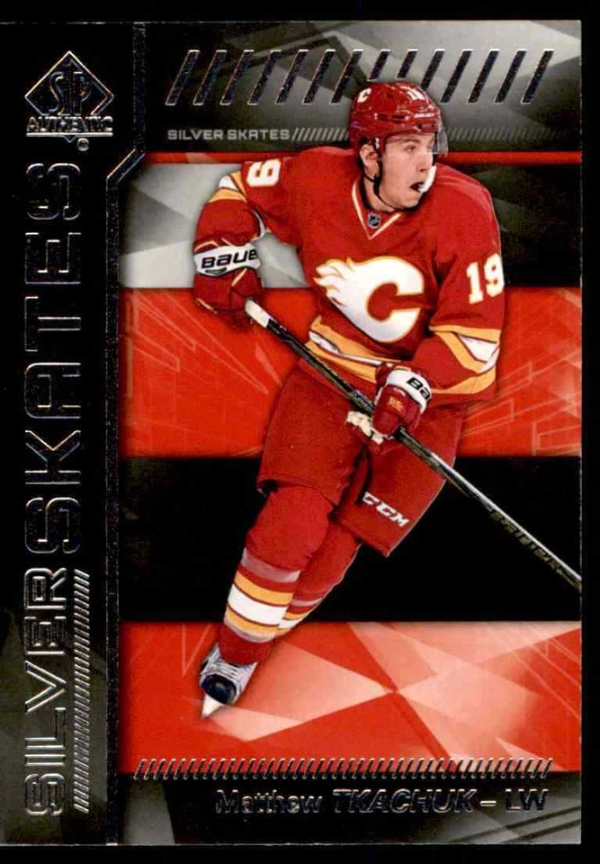 2016-17 SP Authentic Silver Skates Matthew Tkachuk Calgary Flames #SS-MT - Image 1 of 2