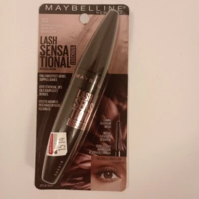 Máscara de pestañas Maybelline Lash Sensational Luscious #703 negra marrón Foto 1 de 3
