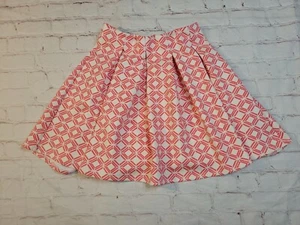 Hollister 15" Mini Skirt Size Small Waist: 24in Geometric Pleated Stretch Waist - Picture 1 of 12