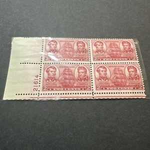 1936 Block of 4 Stamps of Navy Issue Two Cent Unused - Picture 1 of 2