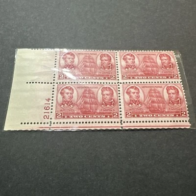 1936 Block of 4 Stamps of Navy Issue Two Cent Unused - Image 1 of 2