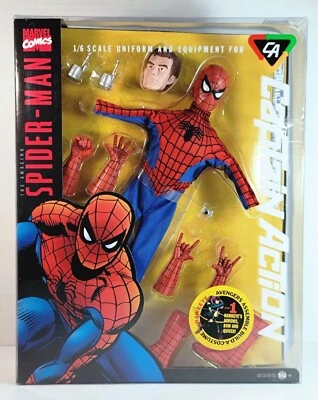 UNIFORME Y EQUIPAMIENTO SPIDER-MAN CAPTAIN ACTION DELUXE 1/6 2011 RONDA 2 SIN ABRIR Foto 1 de 4