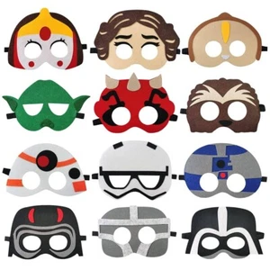 12PC Star Wars Felt Masks Costume Party Supplies Favors Decoration Gift - Picture 1 of 1