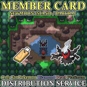 Pokemon Diamond Pearl Platinum Member Card Darkrai Event Distribution Service - Picture 1 of 12