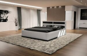 Waterbed Complete Bed Set Luxury Apollonia LED Lighting Dual Hotel Bed