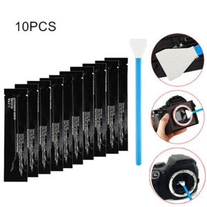 10pcs Sensor Cleaning Kit Cleaner Swab Ultra for Clean Full-Frame APS-C Sensors - Picture 1 of 11