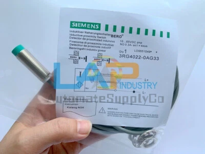 New 1PCS FOR Siemens Proximity switch Sensor 3RG4022-0AG33 - Image 1 of 4