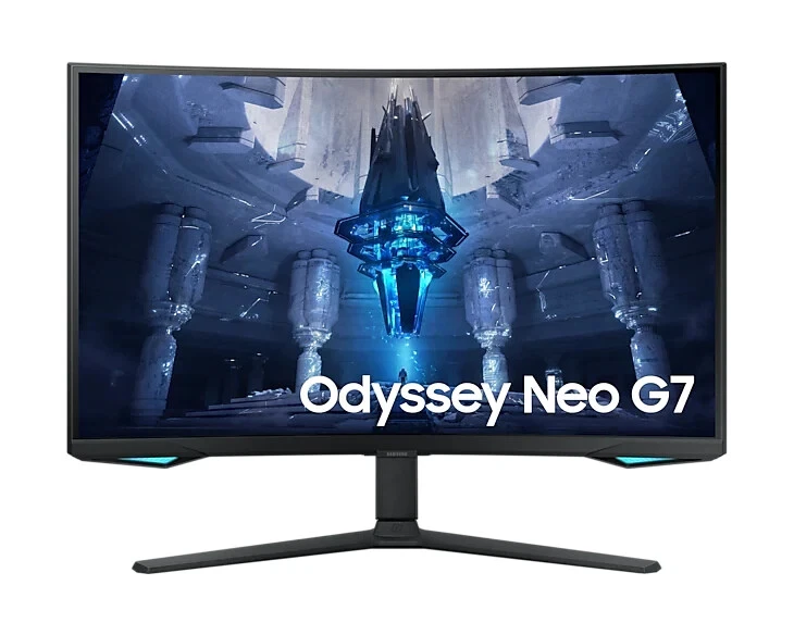 Samsung 32 Neo G7 UHD 165Hz Mini LED Odyssey Gaming Monitor LS32BG750NUXX Graded - Image 1 of 4