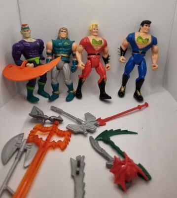 Vintage Double Dragon Jimmy & Billy Lee And More Action Figures Toy, 1993 Tyco  - image 1 of 4