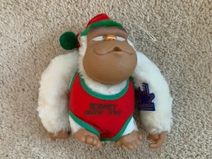 Vintage Applause Plüsch Rodney Needs Love weißer Gorilla Affe Affe 1979 Ornament - Bild 1 von 10