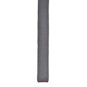 BRUNELLO CUCINELLI MENS 100% SILK SOLID TONE SKINNY KNIT NECK TIE NEW - Picture 1 of 1