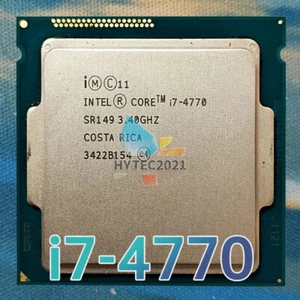 Intel Core i7-4770 SR149 3.4GHz 4C / 8T 8MB 84W LGA1150 CPU i7 4770 - Picture 1 of 3
