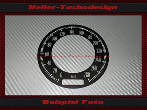 Tacho Aufkleber für Chevrolet Corvette C2 1963 280 Kmh 1963 bis 1964 - Picture 1 of 1