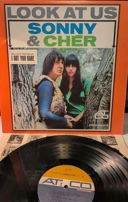 Sonny & Cher – Look At Us TRUE 1965 ATCO Mono Vinyl is EX Monarch Pressing - Image 1 of 4