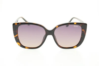 Óculos de sol polarizado Quay Ever After 142 armação de tartaruga 125 mm olho de gato - Imagem 1 de 4