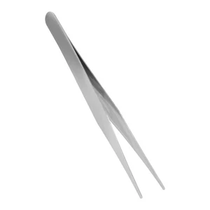 Pinzette pinzette pinze medico pinzette antistatiche curva metallo rotonda1244 - Foto 1 di 7
