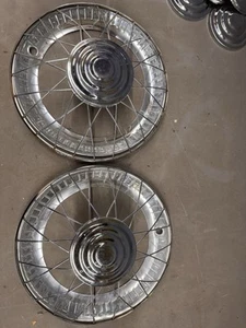 Vintage NOS Ascot Wire Basket Wheel Cover Hubcap Hot Rat Rod Ford Mercury Chevy - Picture 1 of 17