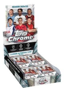 2024-25 Topps Chrome UEFA Club Competitions Hobby Box - Bild 1 von 1