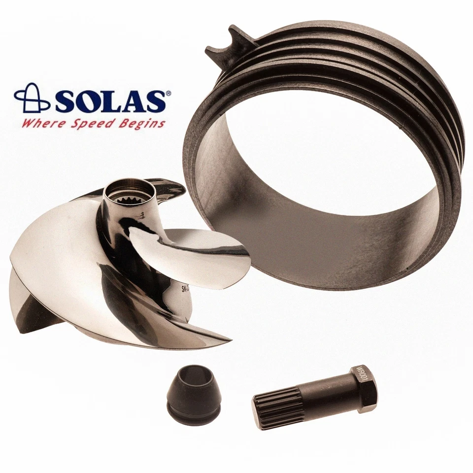 Solas Sea Doo Spark 2-Up 3-Up Impeller SK-CD-12/17 W/ Wear Ring & Impeller Tool - Image 1 of 2