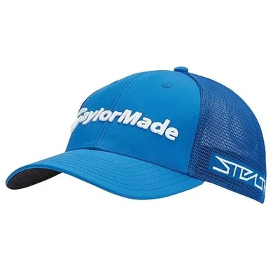 NUEVO TaylorMade Golf Tour Cage Stealth 2 Gorra Ajustada - Real/Blanco L/XL Foto 1 de 2