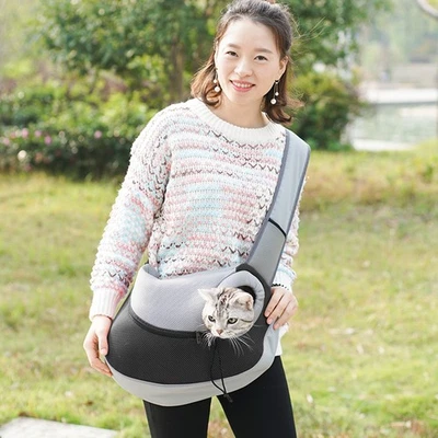  Marsupio Per Cani Di Piccola Taglia Trasportino Cane Da Compagnia - Immagine 1 di 4