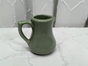 Hall China USA Mini Sage Pale Green Creamer 2.5" Tall - Picture 1 of 17