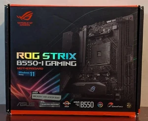 ASUS ROG Strix B550-I Gaming AM4 AMD Ryzen 5000 Mini-ITX DDR4 Mainboard - Bild 1 von 4