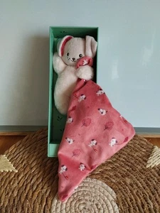 Doudou chien Brique mouchoir Kaloo Carré Douceur Neuf - Picture 1 of 4