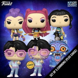 Vorbestellung: Funko Pop! KPop Demon Hunter: Super Bundle mit 6 Pops (inkl. Chase) - Bild 1 von 1