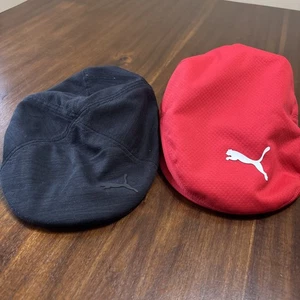 (2) Puma Hüte Herren klein Zeitungsjunge Cabbie Golf Retro Flexfit Nylon Stretch - Bild 1 von 9