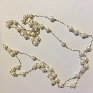 Premier Designs Schmuck Colette 60" Kunstperlen Halskette - Bild 1 von 4