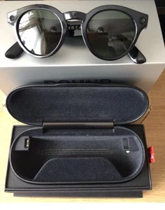 RAY-BAN STORIES RW4003 Facebook Smart Round Black Frame Green Lens - New In Box - Picture 1 of 11