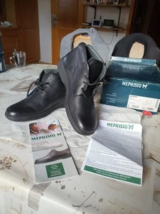 Mephisto Herren Männer Sport Schuh Stiefel Schuhe Neu EU Gr.46,5 Echt Leder 1895 - Picture 1 of 18