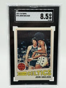 1977-78 Topps Basketball #70 John Havlicek Boston Celtics HOF SGC 8.5 Centered! - Picture 1 of 1