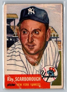 1953 Topps #213 Ray Scarborough - Picture 1 of 2