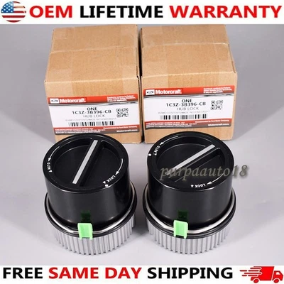 Paquete de 2 bujes delanteros de bloqueo automático para Ford F250 F350/F-450 Super Duty 1999-2003 01 Foto 1 de 4