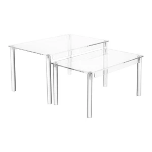 Estante de almacenamiento de especias de cocina de 2 piezas para organizador de acrílico de encimera - Imagen 1 de 17