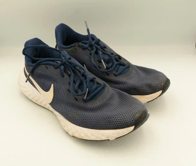 NIKE Revolution 6 BQ3204-400 Blue & White Running Trainers Mens UK8.5 EU43 US9.5 - Image 1 of 4