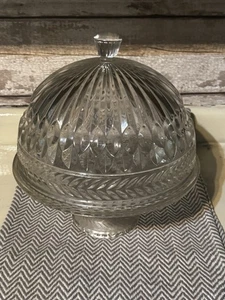 Beautiful Crystal Domed Cake Plate From Dillards - Picture 1 of 5